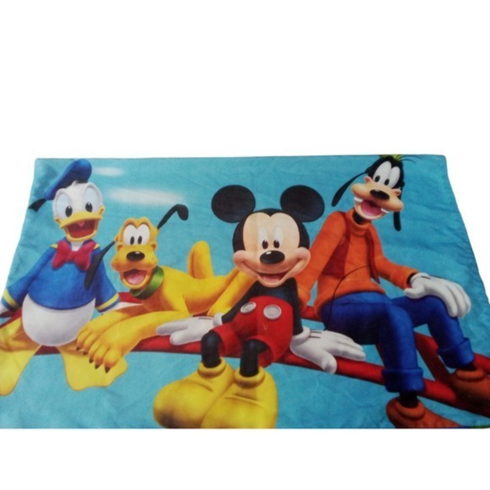 Walt Disney World Pillowcase Mickey Donald Pluto Goofy‎